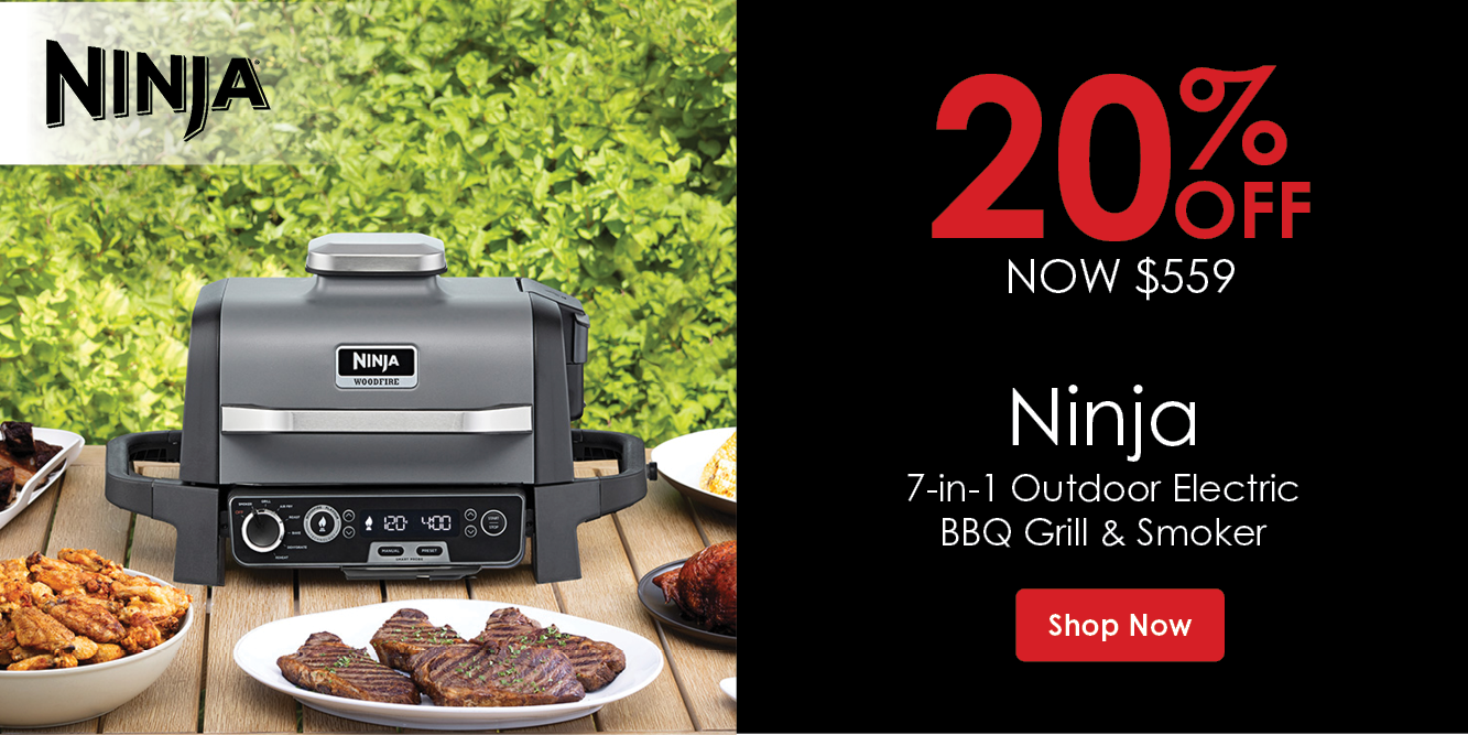 Now $559 20% Off Ninja 7-in-1 Outdoor Electric BBQ Grill & Smoker | Shop Now